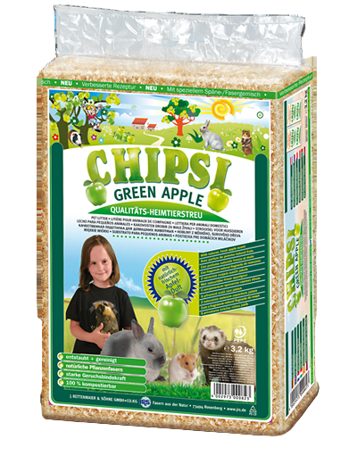 Chipsi green apple hamster bedding 3.2kg