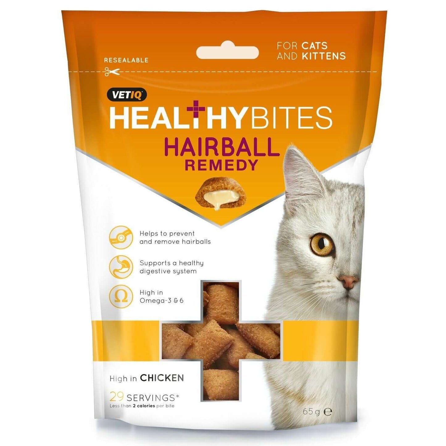 VETIQ Healthy Bites Hairball Remedy Chicken 65g