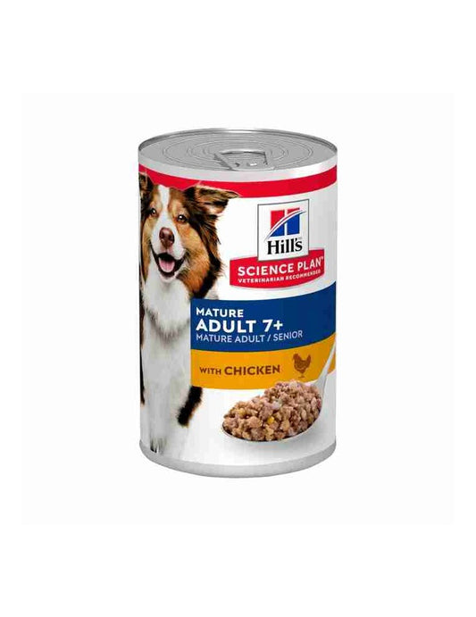 HILL'S SCIENCE PLAN Mature Adult Wet Dog Food Chicken Flavour - 370g Can