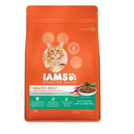 Iams Cat Dry with Chicken & Salmon Meal Adult 3kg