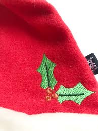 dogs life Christmas hat with leaf M