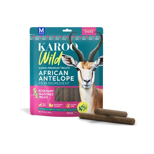 Montego Karoo Wild Sticks Rosemary Adult Dog Treats - 454g