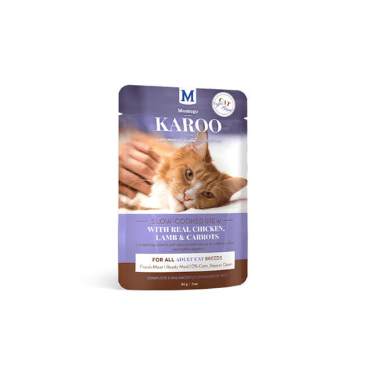 Montego karoo cat sachets chicken and lamb