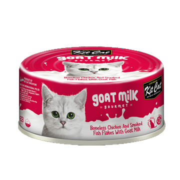 Kit Cat Boneless Chicken & Smoked Fish with Goat Milk 70g