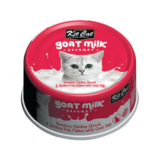 Kit Cat Boneless Chicken & Smoked Fish with Goat Milk 70g