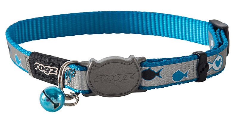Rogz cat collar glowcat xsmall blue