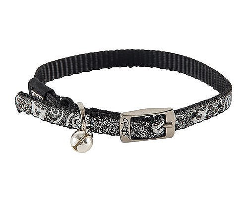 Rogz cat collar sparklecat xsmall black