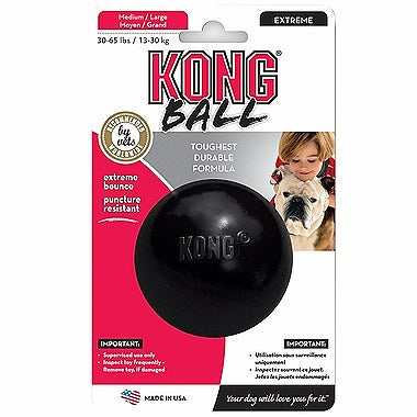 Kong Extreme Bounce Ball Black med