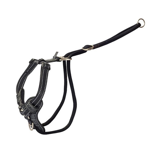 Rogz stop pull harness black XL