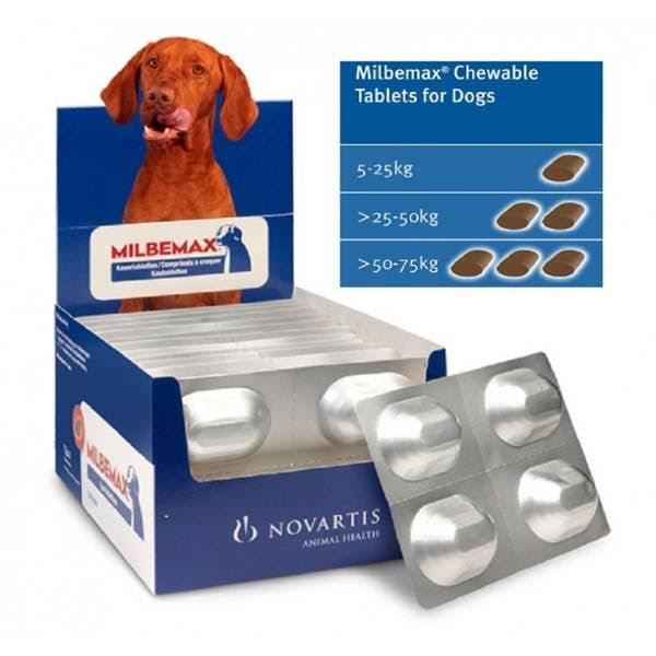 milbemax Lrg dog chewable tablet