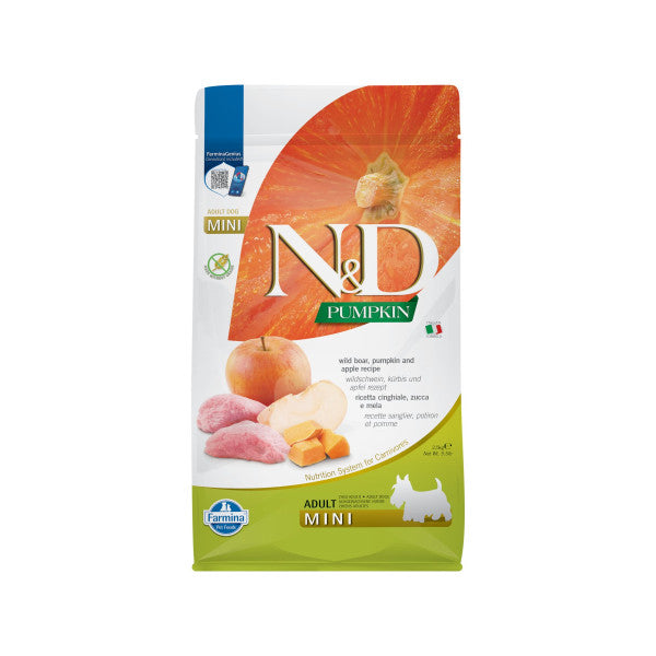 N&D Dog Pumpkin Boar & Apple Adult Mini 800g