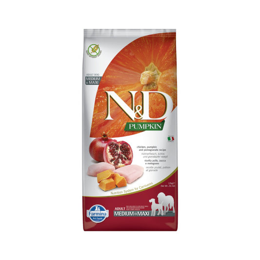 N&D Dog Pumpkin Chicken & Pomegranate Adult Maxi 12kg