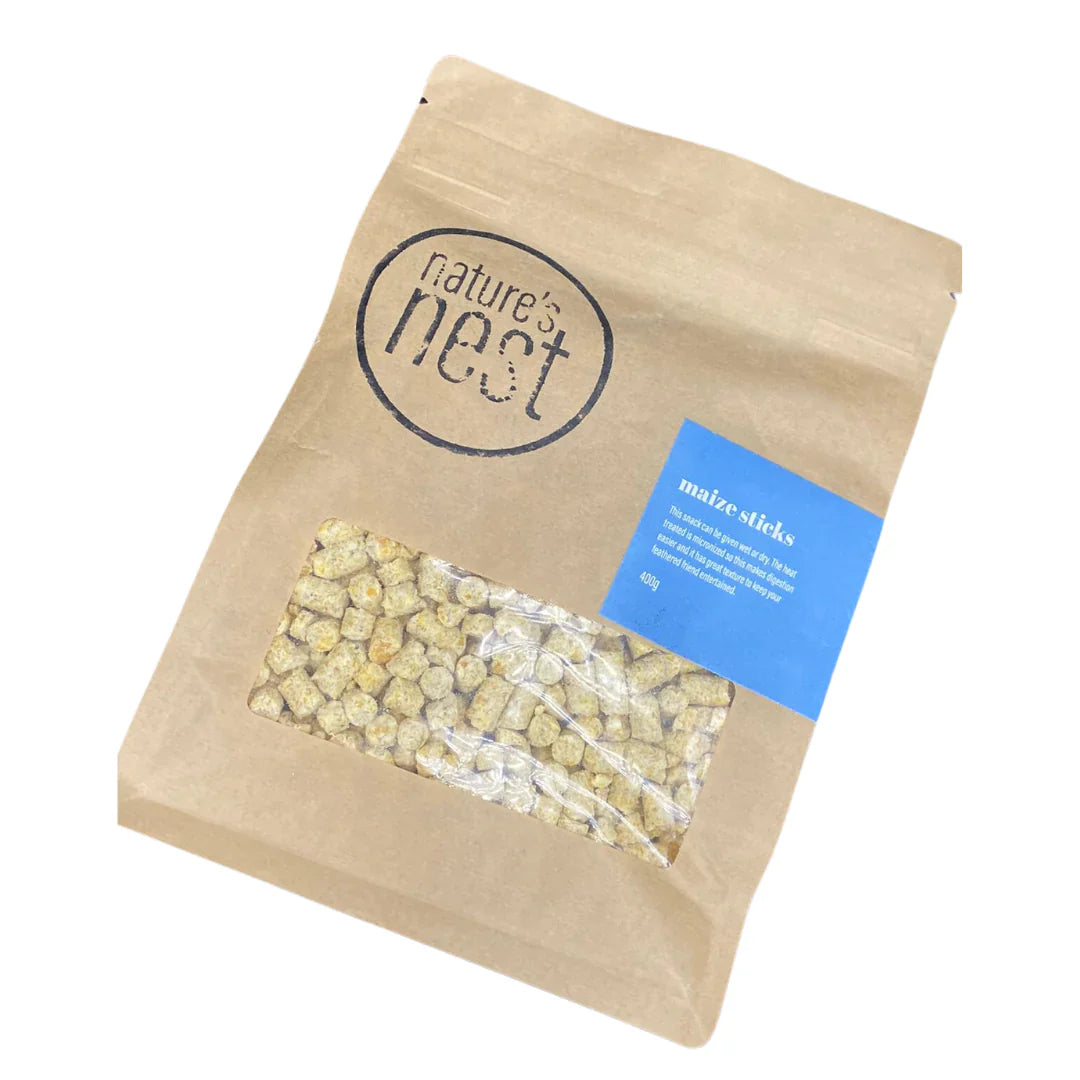 natures nest maize snack 400g