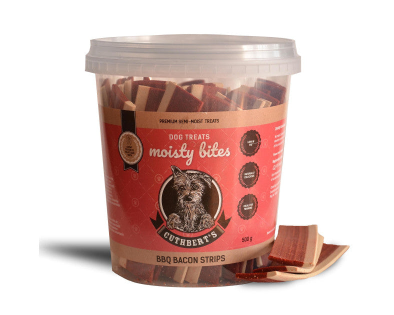 Cuthbert's moist bites bacon strips 500g