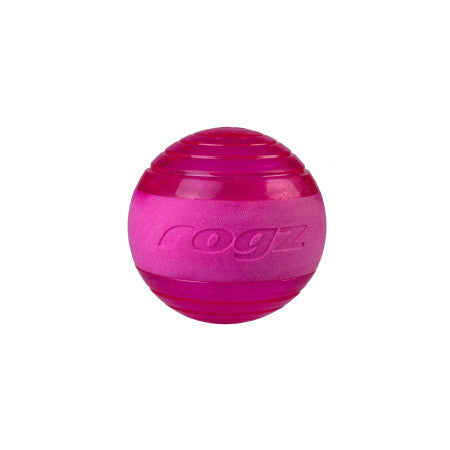 Rogz Squeekz Ball Medium pink
