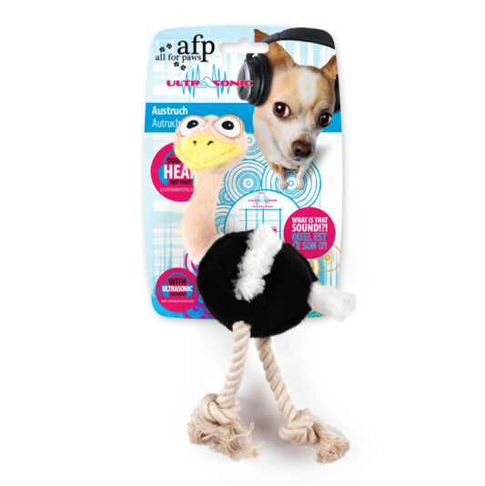 AFP dog toy ostrich