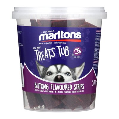 Marltons biltong strips 500g