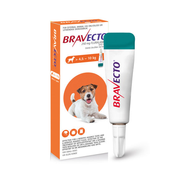 Bravecto Small Dog 4.5-10kg Tick & Flea Treatment