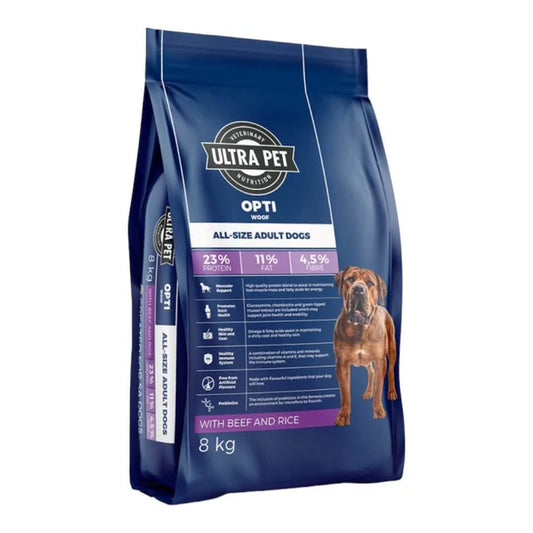 Ultra Dog Optiwoof Adult Beef & Rice 20kg