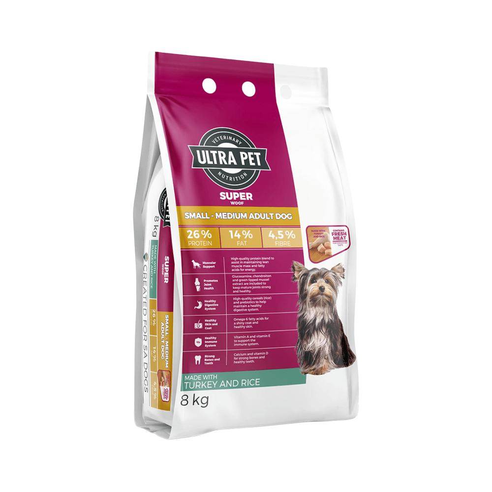 Ultra Dog Superwoof turkey & Rice 3kg Adult