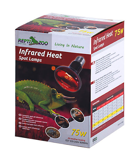 Akwa reptizoo heat lamp infrared 75w