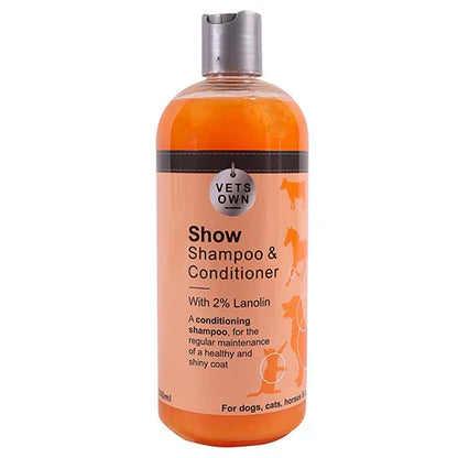 Vets own shampoo and conditioner